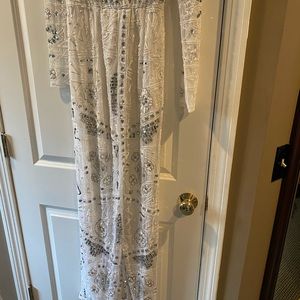BRAND NEW white beaded dress